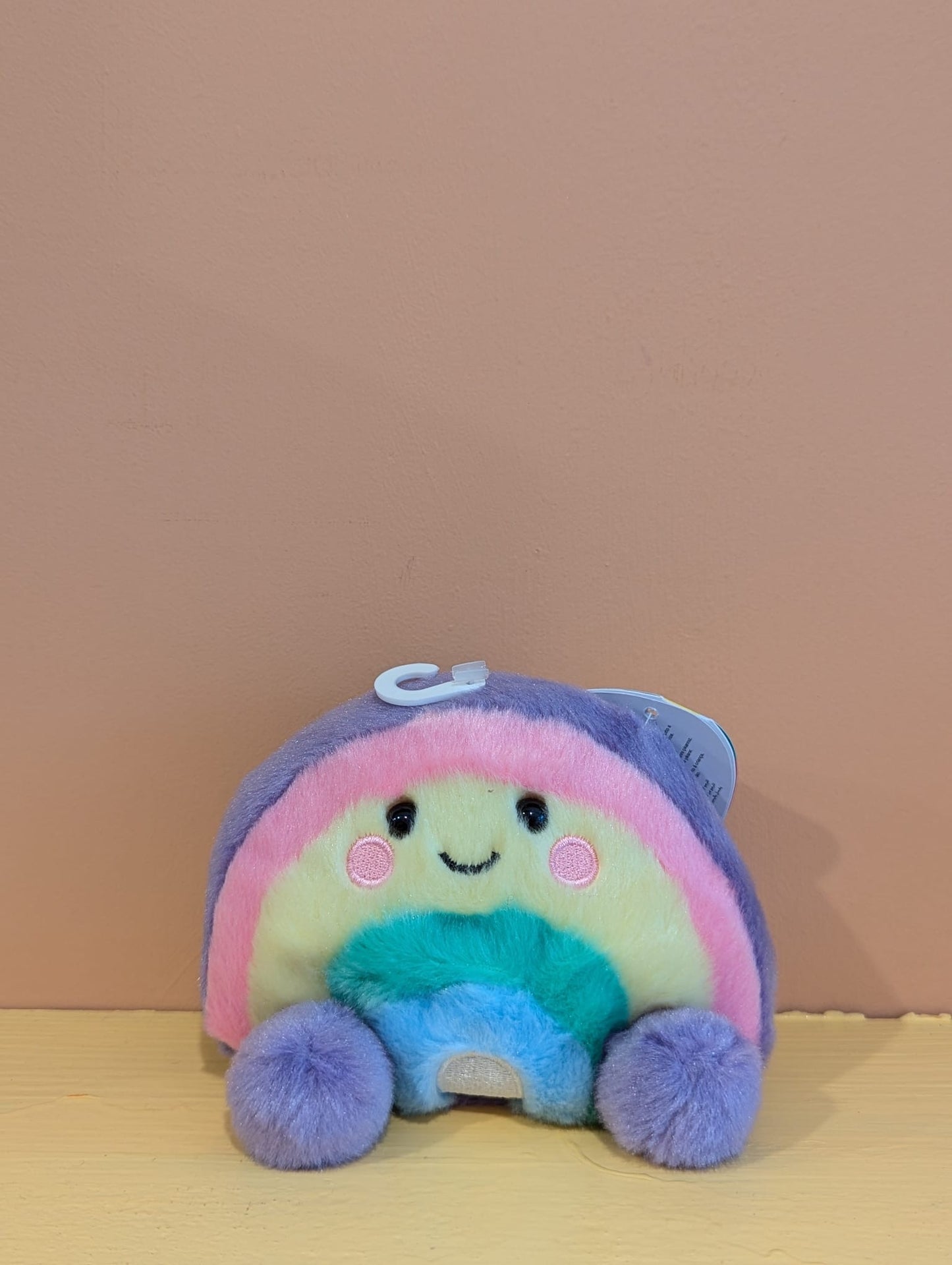 Palm pals rainbow plushie 