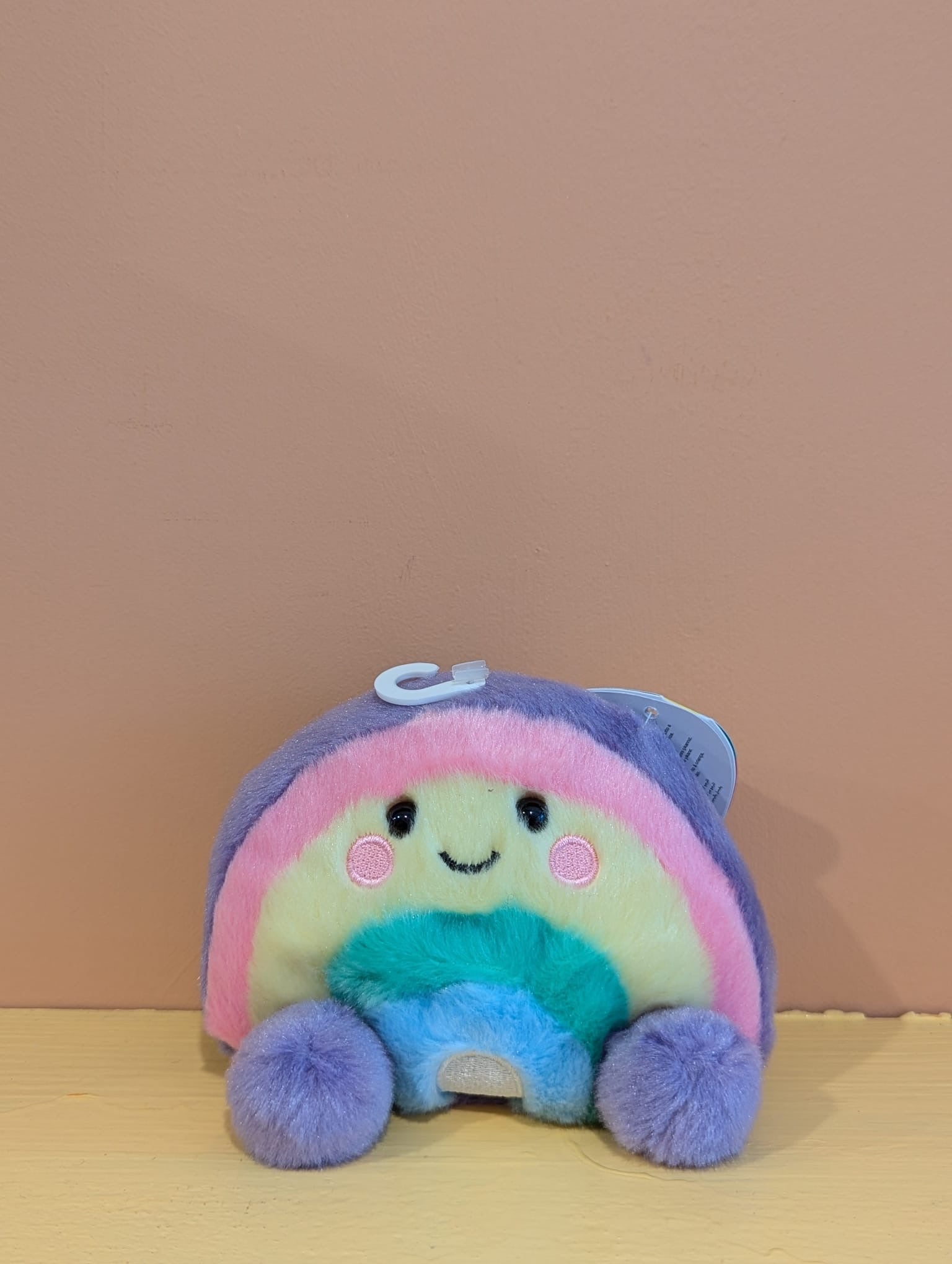 Palm pals rainbow plushie 