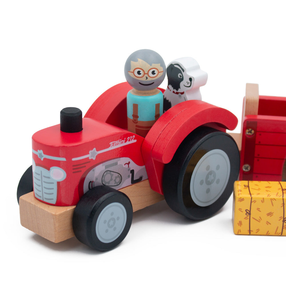 Jumini Tractor and Trailer Set