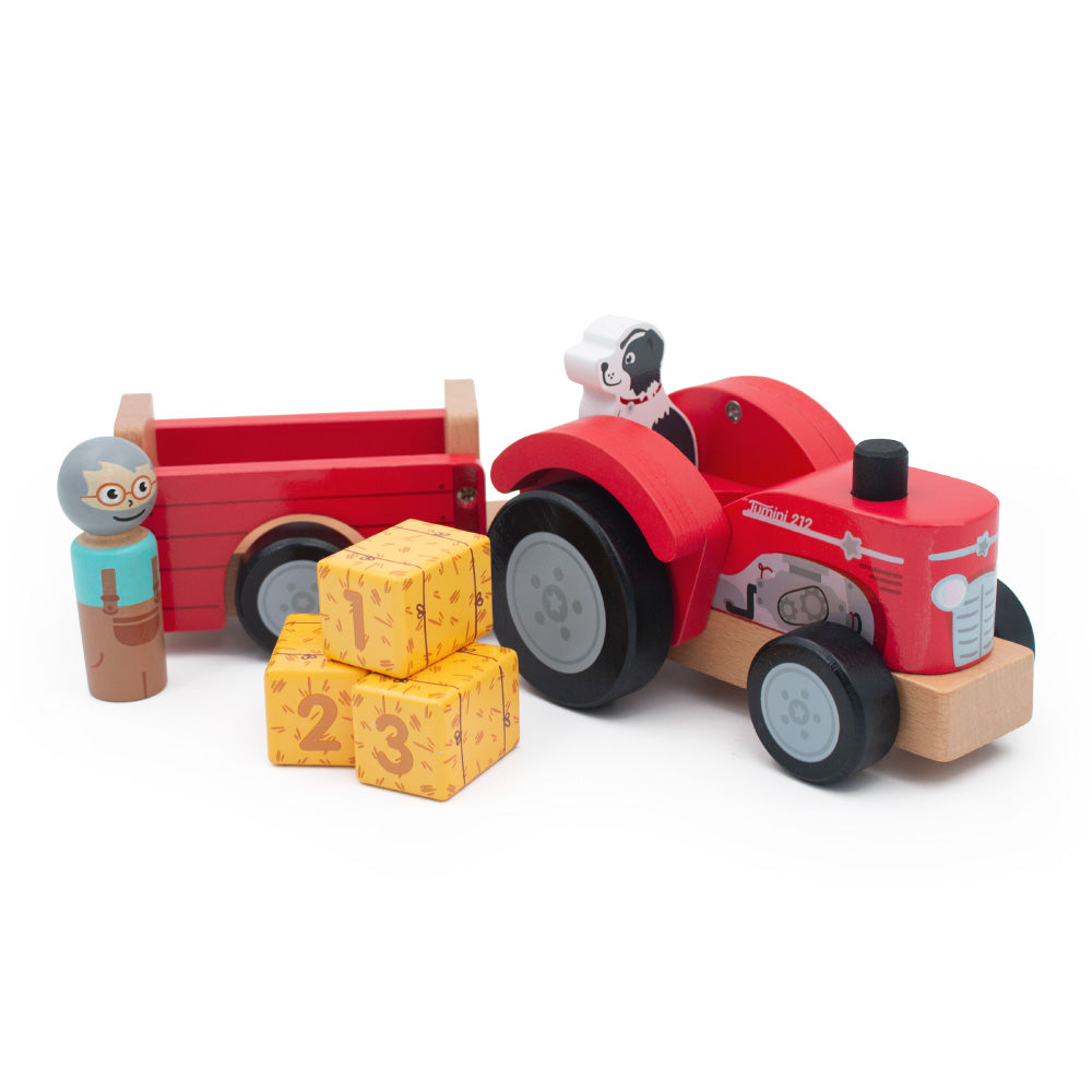 Jumini Tractor and Trailer Set