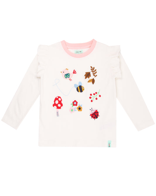 Woodland Friends Top | Lilly & Sid