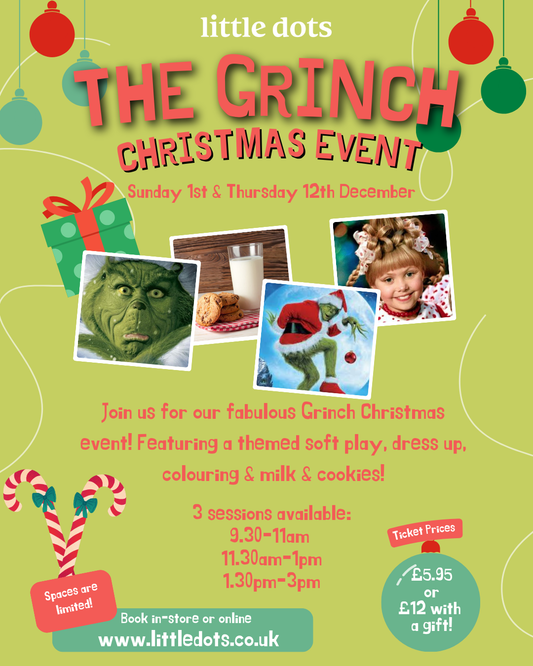 The Grinch Festive Stay & Play - Thursday 12th December