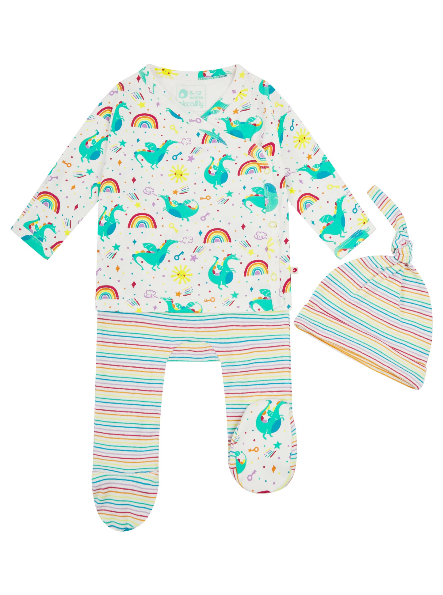 Dragon 3 Piece Baby Suit | Piccalilly