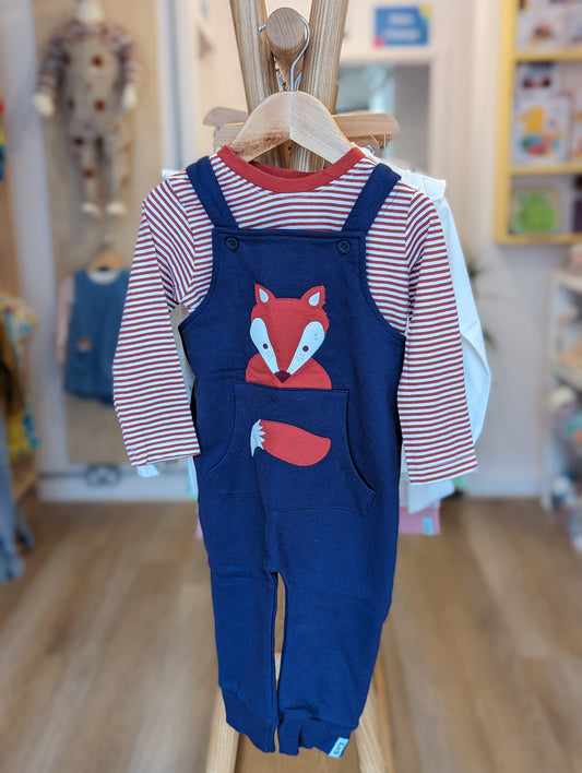 Fox Dungarees Set | Lilly & Sid